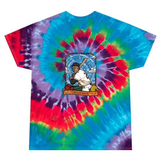 Discover WILLIE MAYS STAINED GLASS - Willie Mays - Tie Dye T Shirts