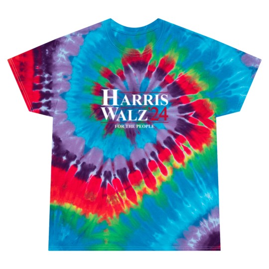 Discover Harris Walz Tie Dye T-Shirts - Support Kamala Harris 2024