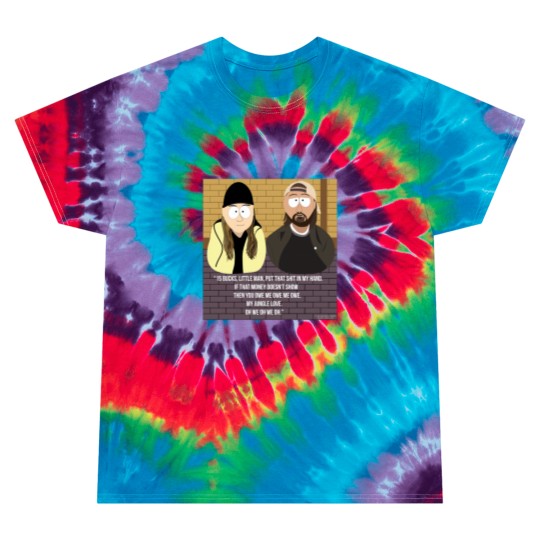 Discover Jay and Silent Bob SouthPark Cartoon Mash-Up Tie Dye T Shirts