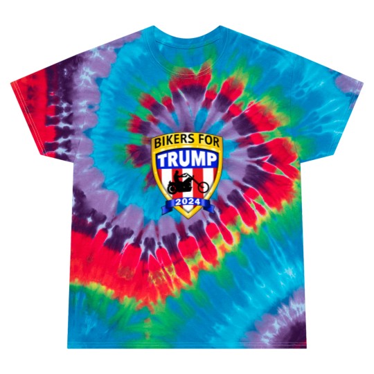 Discover Bikers for Trump 2024 American Tie Dye T Shirts