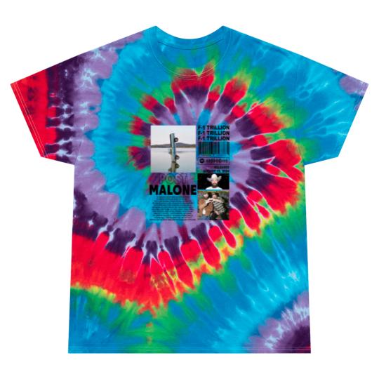 Discover Post Malone Tie Dye T Shirts, F-1 Trillion Album Vintage Tie Dye T Shirts