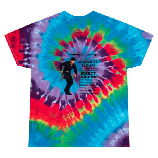 Discover Marty Robbins fighter BalladsBig Iron Tie Dye T Shirts