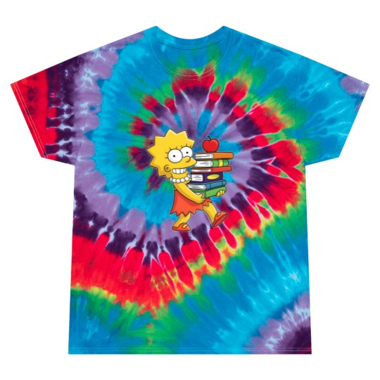 Discover The Simpsons Lisa Simpson Saxophone Tie Dye T Shirts