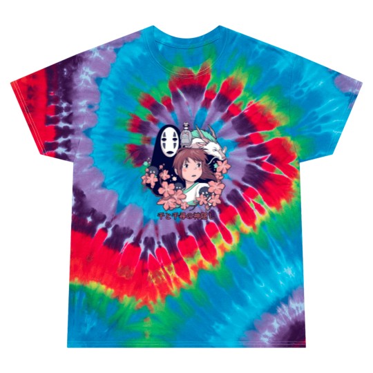 Discover Vintage 90s Spirited Away Tie Dye T-Shirt