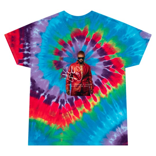 Discover Usher Tie-Dye T-Shirt - Past Present Future Tour
