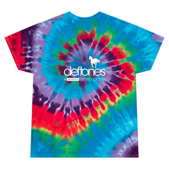 Discover Deftone White Pony 20th Anniversary Tie Dye T Shirts