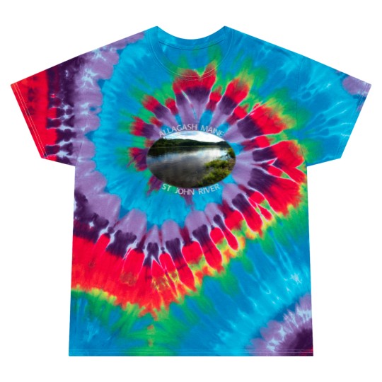 Discover Allagash Maine St John River Old Schoolhouse Roa Tie Dye T Shirts