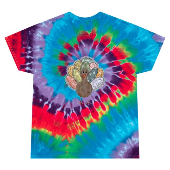 Discover Cute Turkey Fall Thanksgiving Tie Dye T Shirts, Thanksgiving Family
