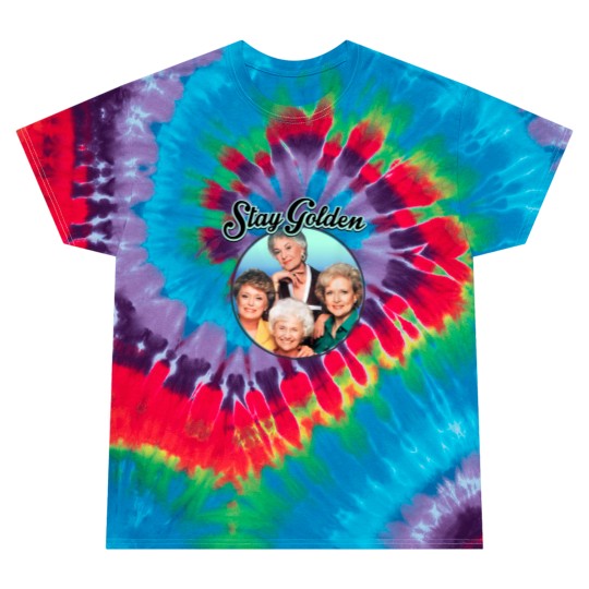 Discover Womens The Gol den Girls Stay Golden Four Mature Women TV Show 80s 90s Fans Gifts Tie Dye T Shirts