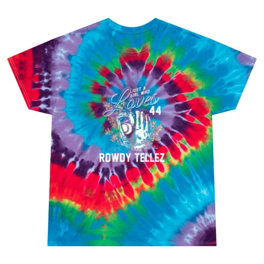 Discover Just a Girl who Loves Rowdy Tellez Tie Dye T Shirts