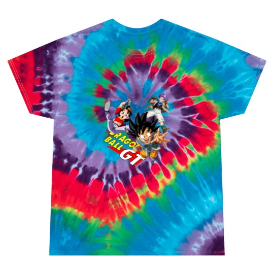 Discover Kid Son Goku Pan Trunks Dragon Ball GT - Dragon Ball Gt Kid Goku Pan Trunks - Tie Dye T Shirts