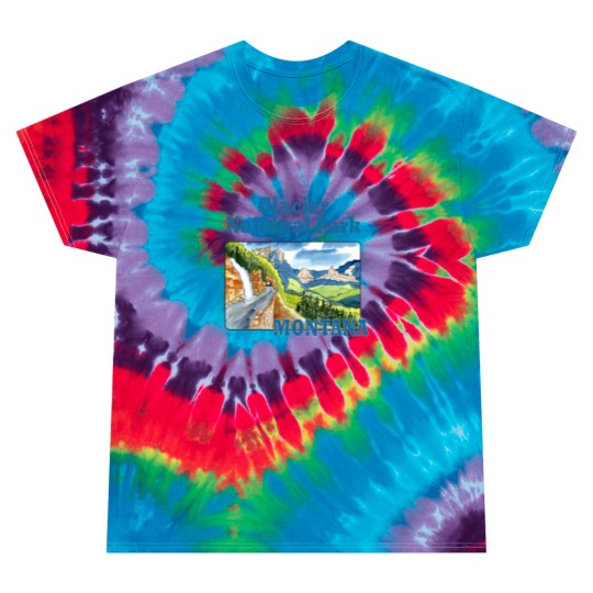Discover Glacier National Park, Montana - Glacier National Park - Tie Dye T Shirts