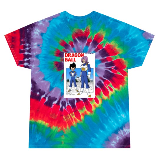 Discover DBZ Vegeta & Trunks Manga Cover Tie Dye T Shirts