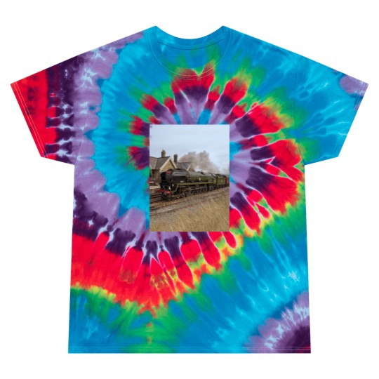 Discover Steam train over Yorkshire moors Tie Dye T Shirts