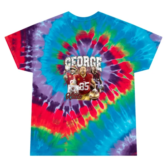 Discover Vintage 90s Graphic Style George Kittle Tie Dye T Shirts, San Francisco Football