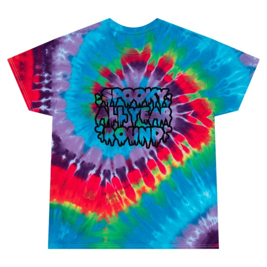 Discover Spooky All Year Round Tie Dye T Shirts