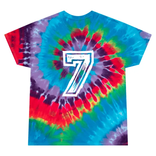 Discover 7 number jersey Tie Dye T Shirts