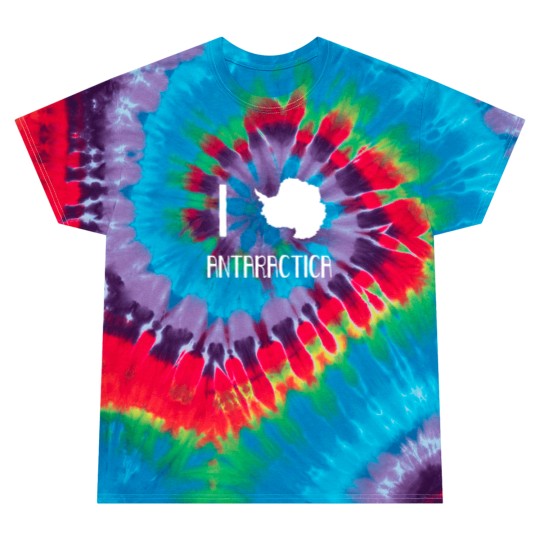 Discover I Love Antarctica South Pole Penguin Expedition Tie Dye T Shirts