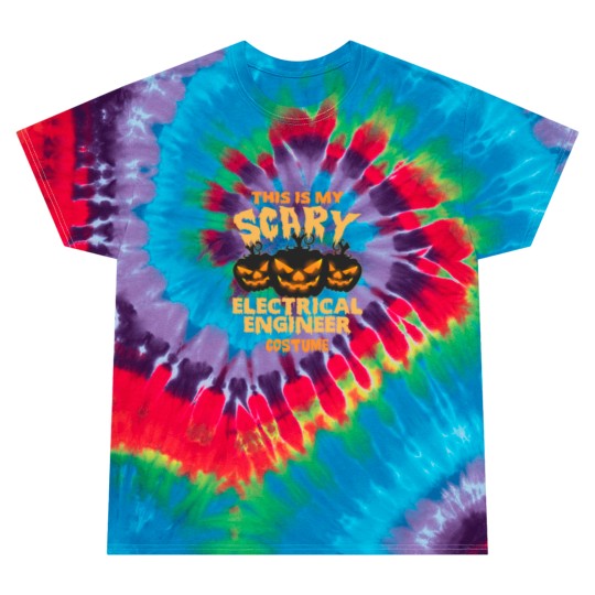 Discover Electrical engineer - My scary engineer costume Tie Dye T Shirts