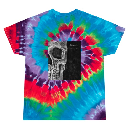Discover Gothic Skull Head Black And White Tattoo Shop Tie Dye T Shirts