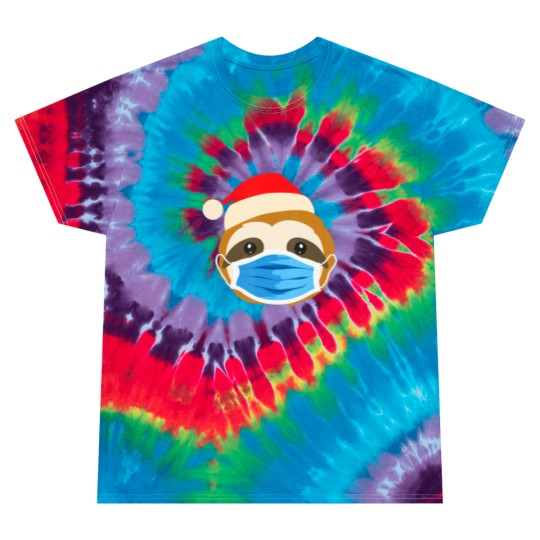 Discover Sloth Wearing Face Mask Pajamas Christmas Gifts Tie Dye T Shirts