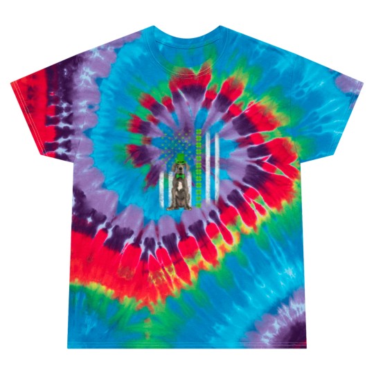Discover Dane Saint Patrick's Day American Flag Dogs Lover Tie Dye T Shirts