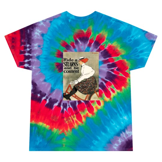 Discover Ride a STEARNS and be content! Old Bicycle Advert Tie Dye T Shirts