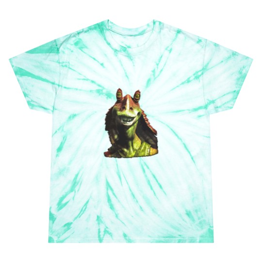 Discover 1999 Vintage Jar Jar Binks Tie Dye T-Shirt - The Phantom Menace Classic