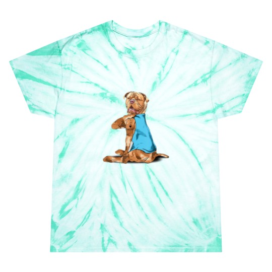 Discover Funny dogue de bordeaux Dog I Love Mom Tattoo Tie Dye T Shirts