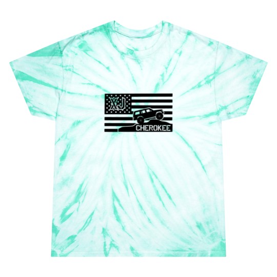 Discover Jeep Cherokee XJ American Flag Tie Dye T Shirts