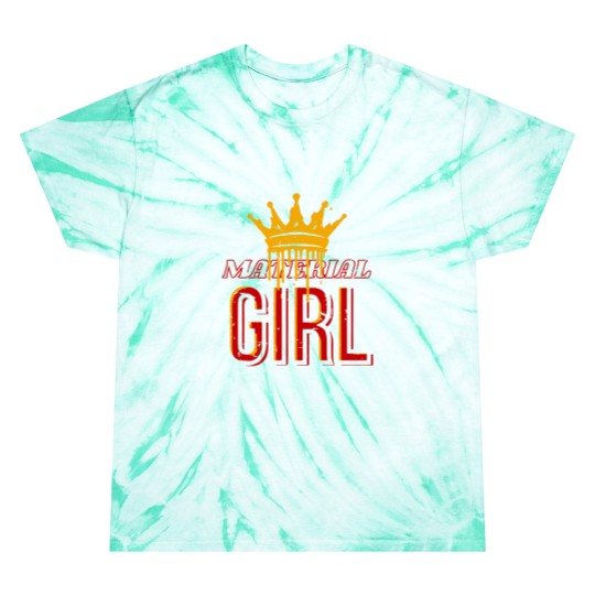 Discover Material Girl Red Madonna-style Tie Dye T Shirts for women Concert Tie Dye T Shirts