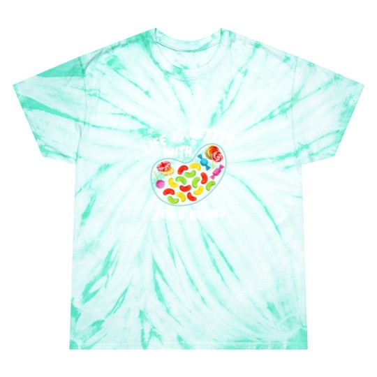 Discover Life Better Jelly Bean Candy Fruity Juicy Day Tie Dye T Shirts