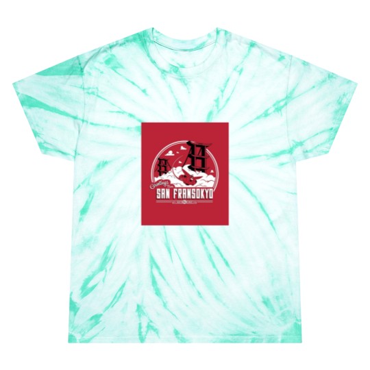 Discover San Fransokyo Greetings Tie Dye T-Shirt
