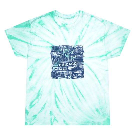 Discover Chicago Windy City Vacation Tie Dye T Shirts