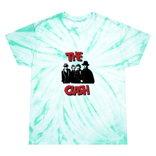 Discover The Clash Vintage Rare Tie Dye T-Shirt - British Punk