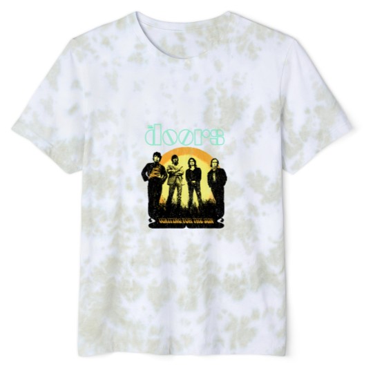 Discover The Doors Waiting for the Sun Jim Morrison Grey Licensed Tie Dye T Shirts Tie Dye T Shirts Men