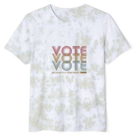 Discover Election 24 Tie Dye T-Shirt for Young Activists