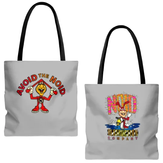 Discover Vintage Avoid the Noid Domino's Pizza Tote Bags (AOP) Size Medium 90s