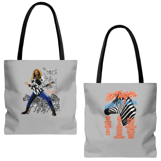 Discover Band Tote Bags (AOP) / Ted Nugent Tour / Graphic Print Tote Bags (AOP) Tote Bags (AOP)