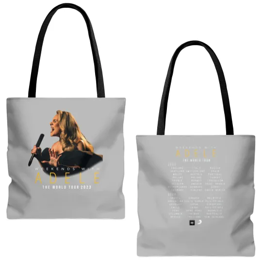 Discover Weekends With Adele The World Tour 2023-2024 Merch, Weekends With Adele World Tour Tote Bags (AOP)