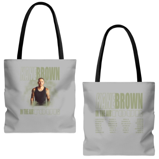 Discover Kane Brown In The Air Tour 2024 Tote Bags (AOP), Kane Brown Fan Tote Bags (AOP)