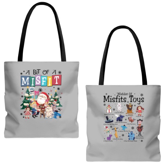 Discover Misfit Toys Christmas Tote Bags (AOP), A Bit Of A Misfit Tote Bags (AOP), Rudolphs The Red Nosed Reindeer