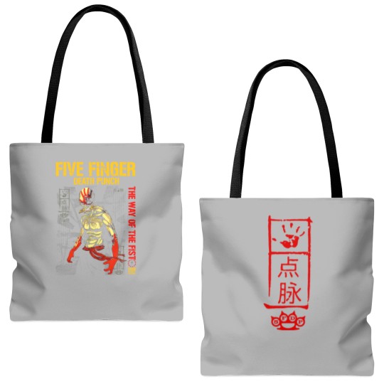 Discover Five Finger Death Punch Tote Bags (AOP)