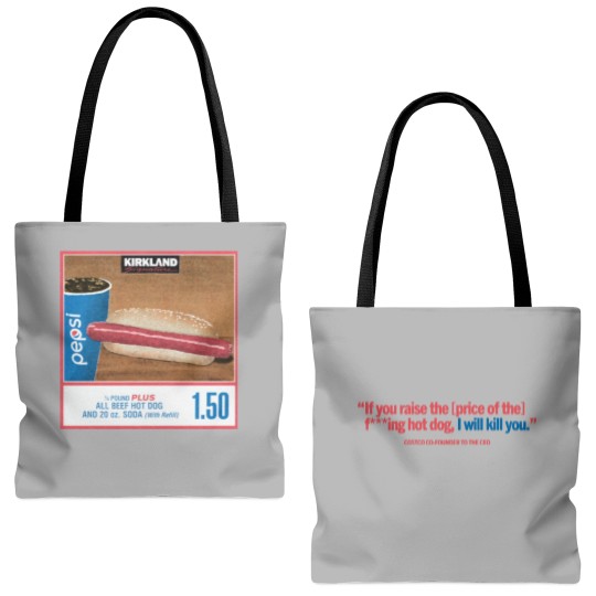 Discover Costco Hot Dog & Soda Combo Tote Bag