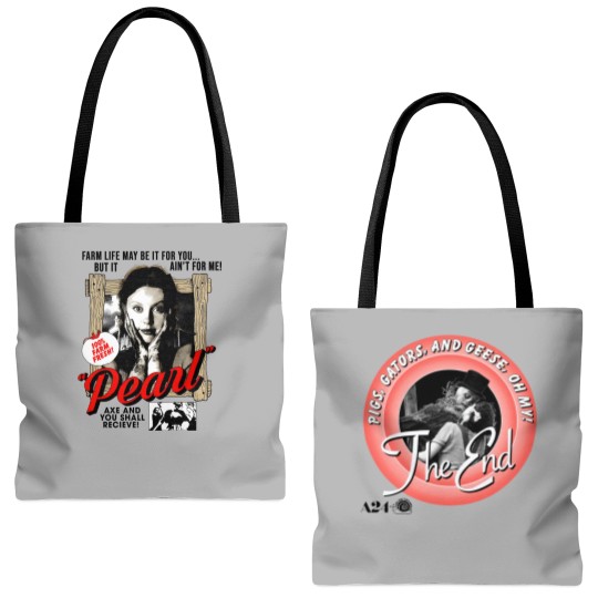 Discover Vintage Pearl Tote Bags (AOP), Pearl Movie Pig Gators and Geese Tote Bags (AOP)