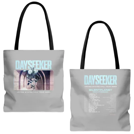 Discover Dayseeker Band Fan Tote Bags (AOP)