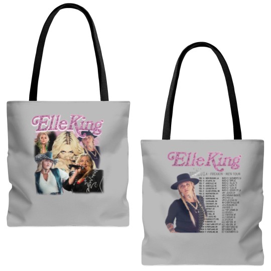 Discover Tote Bag (AOP) - Elle King A Freakin Men Tour