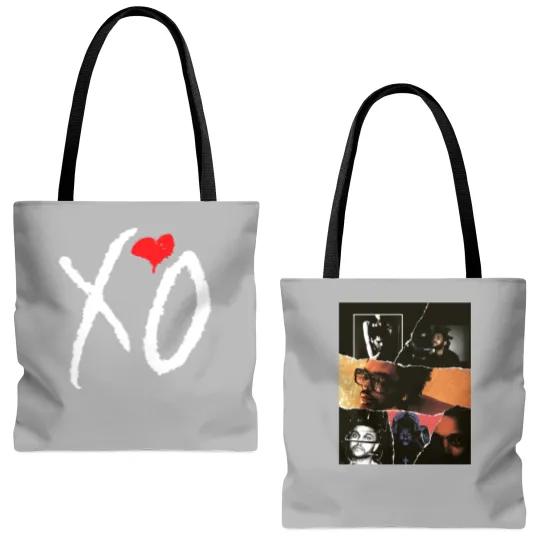 Discover Vintage Weeknds 'After Hours' Graphic Tote Bags (AOP)