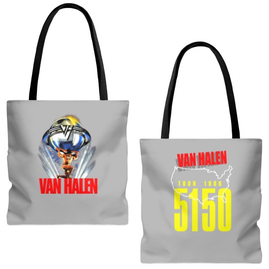Discover Reprint van 5150 1986 Tour Concert Tote Bags (AOP)