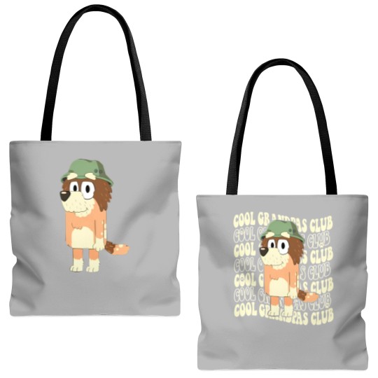 Discover BlueyDad Cool Grandpas Club Tote Bags (AOP), BlueyDad Grandpa Tote Bags (AOP)